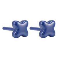 CELES Boucles d'oreilles clous en céramique colorées trèfle à quatre feuilles pour femme, bijoux quotidiens minimalistes et mignons, vente en gros