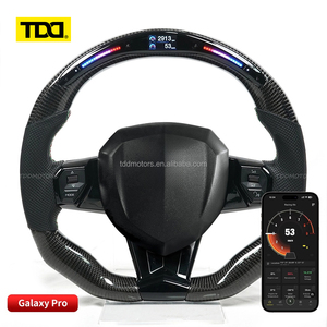Volante de fibra de carbono TDD LED para Lamborghini Gallardo Aventador 2011-2019 Huracan URUS LP550 Custom Sport - Product Image 6