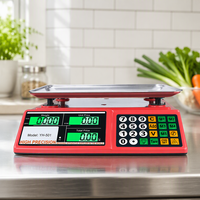 Timbangan Buah Digital 40kg untuk Konter Toko Buah dengan Penghitungan Harga dan Unit kg lb