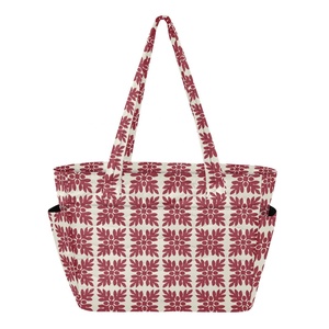 กระเป๋าถือลายควิลท์ฮาวายแบบอูลู ทำจากโพลีเอสเตอร์ทนทาน กระเป๋าสะพายไหล่สำหรับผู้หญิง กระเป๋าใส่แล็ปท็อปสำหรับเดินทาง กระเป๋าโท้ทแบบสั่งทำพิเศษพร้อมช่องใส่ของด้านข้าง - Product Image 1