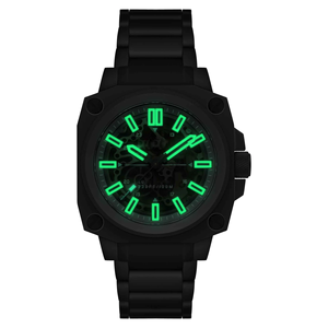 High Quality Square Titanium Metal Diving Watch <b>Automatic</b> Spuer Strong Luminous Wrist Watch - Product Image 6