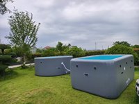 Piscine gonflable DWF en PVC, 7 mm d'épaisseur, écologique, haute rigidité, portable, pour jardin, resort, piscine extérieure
