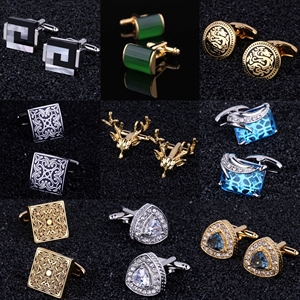 Boutons de manchette en acier inoxydable personnalisés en gros pour chemises d'hommes - Cadeaux de fiançailles, de mariage et d'anniversaire - Product Image 6