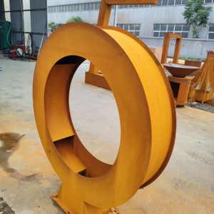 Fuente de Agua de Corten para Decoración de Jardín y Hogar con Diseño Artístico - Product Image 5