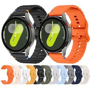 Cinturino Morbido e Traspirante da 20mm, Sportivo e di Lusso, Sostituibile per Samsung Galaxy Watch 7 FE/<span class=keywords><strong>5</strong></span> <span class=keywords><strong>Pro</strong></span>/6/4, Cinturini in Silicone da 20mm - Product Image 6