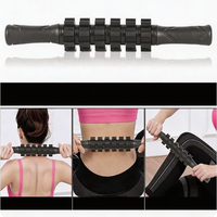 Ensemble de rouleaux en mousse EVA haute densité avec grille de points de pression, bâton de massage pour la récupération musculaire des tissus profonds