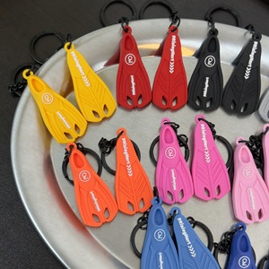 Nuevo Llavero de Plástico Blando Ecológico con Diseño Deportivo Transfronterizo, Inspirado en la Dopamina, con Forma de Aleta de Buceo, para Natación y Buceo, Ideal como Colgante para Bolsa y Regalo - Product Image 4