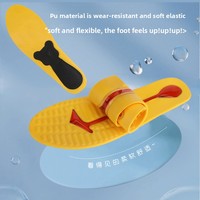 Semelles de massage confortables en PU, haute absorption des chocs, souples et résistantes à l'huile, pour hommes et femmes, pour le sport et la course à pied