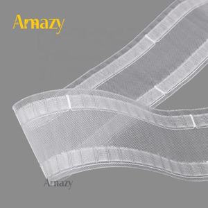 Wave Header S-Fold Cortina transparente Cinta de encabezado Cortina Wave Tape Cortina Wave Fold Tape - Product Image 5