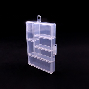 Hạt lưu trữ container bao bì hộp hộp đồ trang sức trong suốt bán buôn vành đai nhựa phân vùng, nhà máy nóng bán tùy chỉnh t/T - Product Image 3