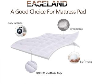 <span class=keywords><strong>Housse</strong></span> de protection pour matelas Queen, couvre-tête, couvre-lit matelassé, <span class=keywords><strong>housse</strong></span> de protection en polyester, extensible, poche profonde de 20,32 à 53,34 cm - Product Image 5