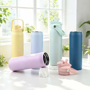 Customized Insulated Tumbler 32oz 304 Stainless Steel Water Bottle with 2-in-1 Dust-proof Sport Lid and Straw - Product Image 1