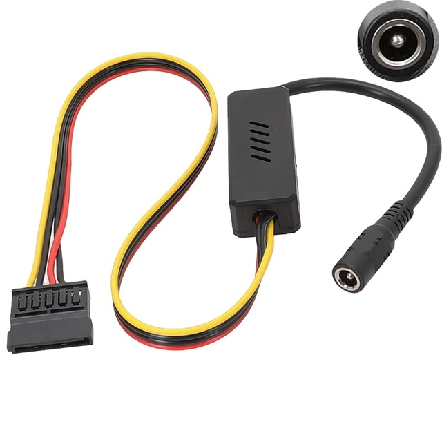 Adapter DC 5525 to SATA hard drive cable DC 12V to SATA 12V to large 4PIN