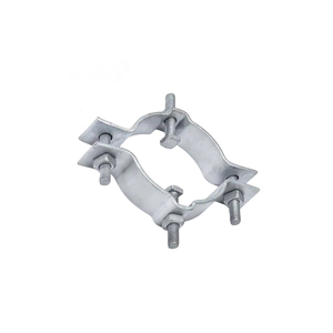 Double Offset Adjustable CA GCA DEG Fastening Hot Dipped Galvanised Steel Utility Split <strong>Pole</strong> Band - Product Image 4