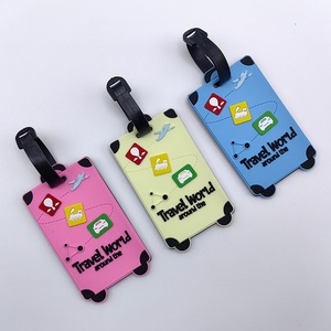 Étiquettes de bagages en PVC imprimées UV écologiques en gros pour usine avec logo personnalisé pour usage promotionnel - Product Image 6