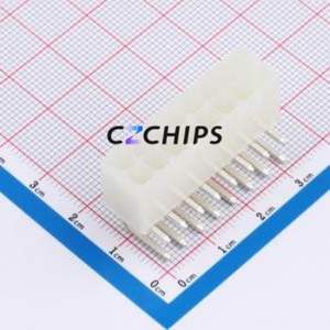 WAFER-WTB4.2-16PWZ Wire-to-Board Pin Header Bent Lead Through Hole,P=4.2mm 2x8P 4.2mm Right Angle Insert Mini-Fit (MX 4.2) - Product Image 1