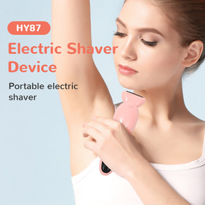 Depiladora eléctrica de doble cabezal para mujer, dispositivo de depilación doméstica, afeitado <span class=keywords><strong>femenino</strong></span>, recortadora de <span class=keywords><strong>vello</strong></span> púbico, piezas privadas transfronterizas - Product Image 2