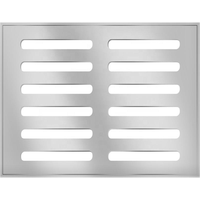 Couvercle de drain rectangulaire dissimulé en acier inoxydable 201 304 pour jardin et égouts