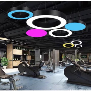 Lampada a Sospensione LED Moderna in Ferro, Forma Rotonda, Misura Media, Attacco E26 per Soggiorno - Product Image 4