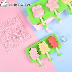 Moule à glaces en silicone pour enfants, fabrication de glaces maison - Product Image 2