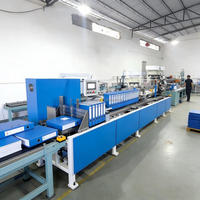 Machine automatique de fabrication de classeurs à levier, ligne de production de classeurs en papier, ligne d'assemblage de classeurs à levier