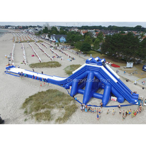 Tobogán Acuático Inflable Gigante Comercial para Parque <span class=keywords><strong>de</strong></span> Atracciones, Tobogán Acuático Inflable para Parque Acuático, Tobogán con Piscina para Venta - Product Image 3