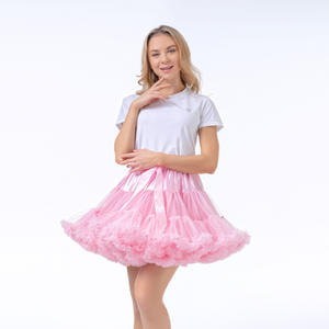 Jupe tutu superposée bicolore pour <span class=keywords><strong>femme</strong></span>, courte, bouffante et moelleuse, pour cosplay et spectacle - Product Image 3