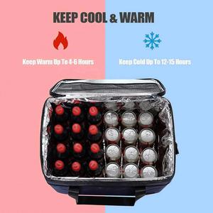 Custom Lightweight Large Portable Can Insulated Thermal Lunch <b>Cooler</b> Bag <b>Box</b> for Camping Picnic Beach Grocery Shopping - Product Image 5