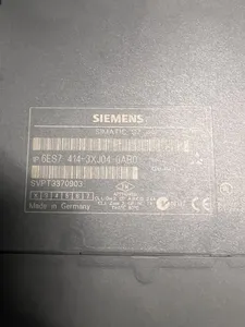 CPU414-3 1.4MB หน่วยความจำ MPI DP IFM ใหม่ในอุปกรณ์ควบคุมสต็อกมีความเชี่ยวชาญทางเทคนิคมากมายพร้อมประสบการณ์ที่ฝังรากลึกในอุตสาหกรรม - Product Image 3
