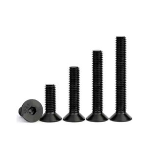 M3 M4 M5 M6 M8 M10 Black Zinc Plated Stainless Steel Machine <b>Screws</b> Black Hex Bolt Hex <b>Socket</b> Countersunk Head <b>Screws</b> - Product Image 5