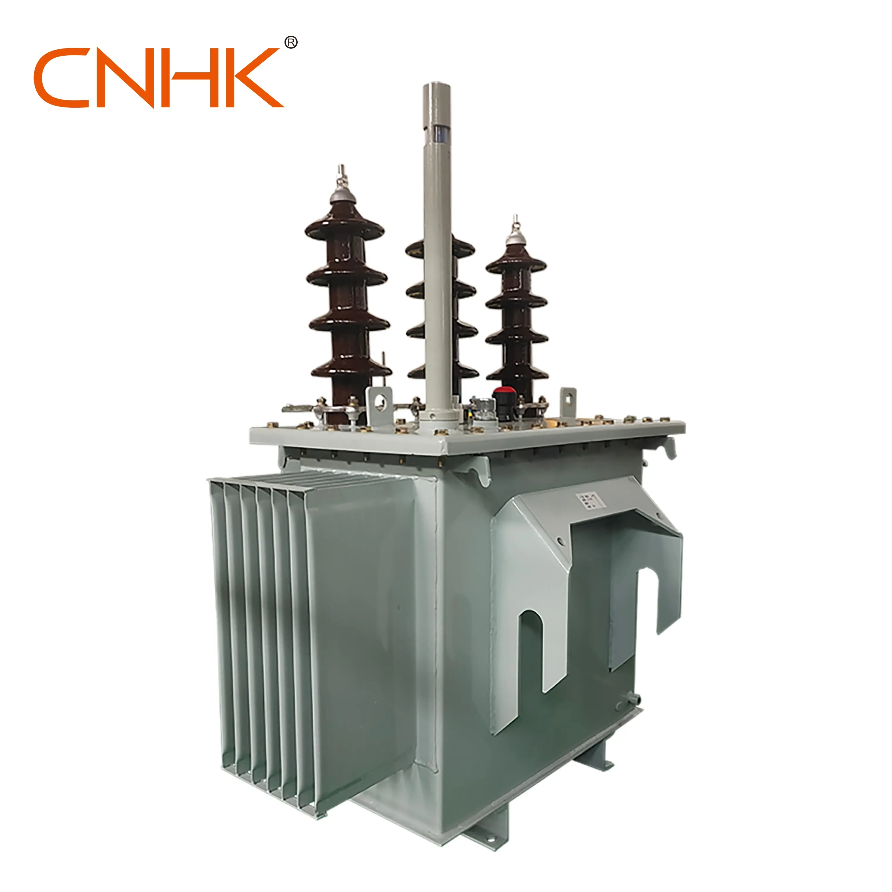CNHK High pole oil immersed three phase distribution transformer 50kVA 20kV with back bracket low price and good performance