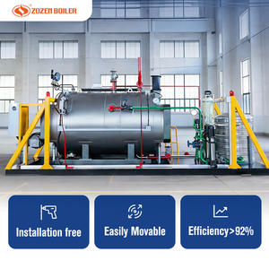 Chaudière <span class=keywords><strong>à</strong></span> vapeur au gaz WNS de 3 tonnes montée sur chenilles ZOZEN pour matériaux de construction - Product Image 4