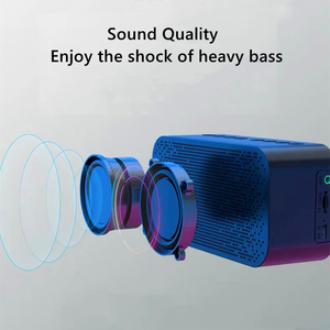 Réveil LED multifonctions, sans fil, avec 2 modes d'alarme, haut-parleur G2, lecteur de musique 5.0, électronique numérique de Table - Product Image 4