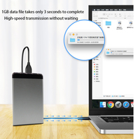 قرص صلب صلب من تيفاست Duro exterfast محركات أقراص صلبة خارجية لابتوب محمول Hd s2: 1 قرص Hd قرص USB من FCC