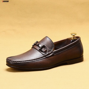 Nouvelles Chaussures Formelles Britanniques Décontractées de Luxe pour Hommes, en Cuir Oxford, Fabriquées à la Main, Imperméables, Amortissantes, Antidérapantes, Intemporelles, à Enfiler - Product Image 2