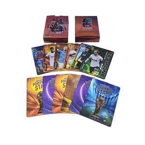 Oferta Especial: 55 Tarjetas Coleccionables de Fútbol con Lámina Dorada 2026, Tarjetas de Estrellas <span class=keywords><strong>Messi</strong></span> y Ronaldo - Product Image 3