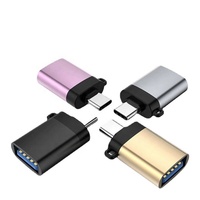 Aluminum Alloy Type C OTG USB-C Converter USB C to USB 3.0 Adapter for Notebook Mobile Phones Adapters & Connectors