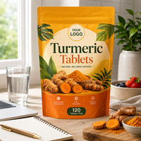 OEM/ODM Marque Privée Haosen – Comprimés de Curcuma de Qualité Alimentaire à Forte Demande avec Curcumine, Gingembre et Poivre Noir – Fabricant OEM