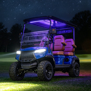 Carrito de Golf Eléctrico Maytop de 4 Ruedas con Batería de Iones de Litio, Velocidad Máxima de 20 km/h, Uso Duradero en Campos de Golf - Product Image 3
