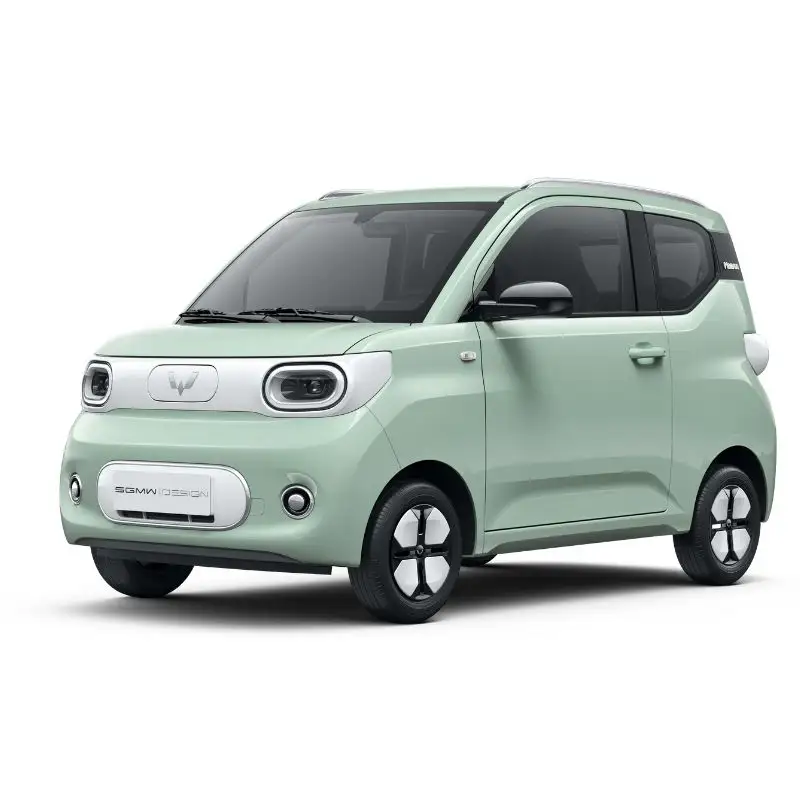 Wuling Hongguang Mini Ev 100 Km/h 120Km 170Km 215Km Bereik 20kw Motor 2022 3 Deurs 4 Seat Ev Elektrische Motor Auto In Voorraad