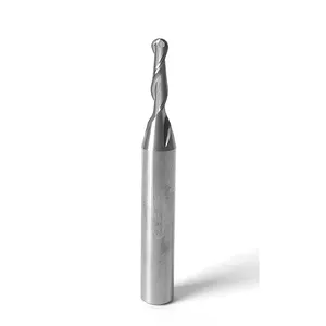 DashHound Ball Nose Spiral Bit Solid Carbide CNC Router Bit Up Cut with 1/4 Shank 1/8 cutting diameter