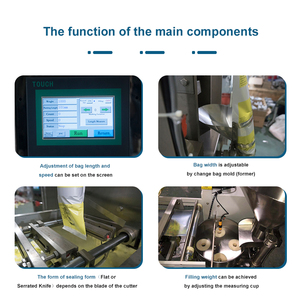全自動顆粒袋縦型成形充填シール機サシェ多機能機食品グレード紙中小企業向け - Product Image 4