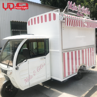 Nouveauté : chariot de nourriture durable de type tuk-tuk, moto, chariot à hot-dogs, chariot à glaces, chariot à biscuits, kiosque de restauration rapide, chariot de nourriture électrique