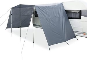 Alba 89008 # Telo per Caravan <span class=keywords><strong>Teramo</strong></span> UPF 50+ Tenda Parasole 5000mm con Pareti Laterali e Pali Autoportanti in Poliestere Oxford 150D Argento - Product Image 6