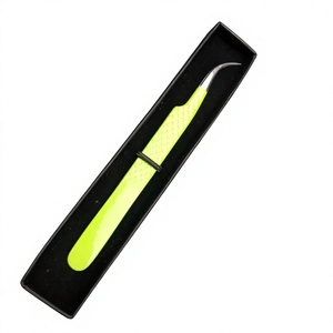 Pinzas para Pestañas con Punta Suave de Acero Inoxidable para Extensiones de Pestañas, Herramienta Profesional para Extensiones de Pestañas 832 - Product Image 6