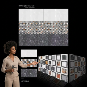 Marble Printed 30x60 Glossy Wall Tiles 12x24 Ceramic Kitchen Bathroom Decorative Highlighter for Outdoor & Hall Price Wall Tile - Product Image 1