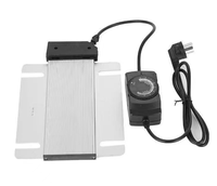 Chauffe-Plat Électrique Rectangulaire avec Contrôle de Température, en Acier Inoxydable, pour Buffet et Restauration