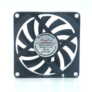 8010 <span class=keywords><strong>80X80X10</strong></span> 2/3/4 fils 4000 tr/min ventilateur axial industriel 8cm 5V 12V DC ventilateur de refroidissement - Product Image 1