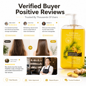 <span class=keywords><strong>Shampoo</strong></span> Rinforzante Personalizzato OEM/ODM <span class=keywords><strong>Contro</strong></span> <span class=keywords><strong>la</strong></span> <span class=keywords><strong>Caduta</strong></span> <span class=keywords><strong>dei</strong></span> <span class=keywords><strong>Capelli</strong></span> con Foglie di Tuia Cinese e Zenzero - Product Image 5