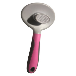 <b>Pet</b> Detangling Comb Self Cleaning Plastic 51x51x73 For Cat Fur Care - Product Image 3